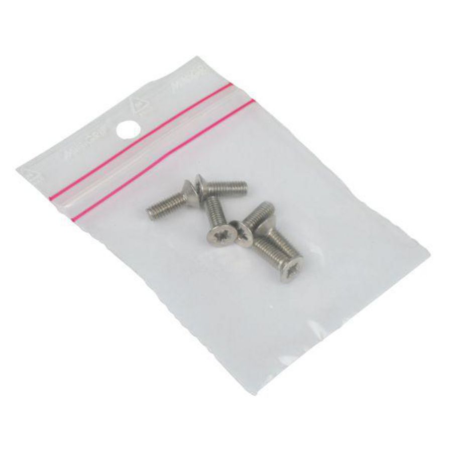 Boutjes RVS304 (6st) 12x4 mm tbv klemring 620.300.004