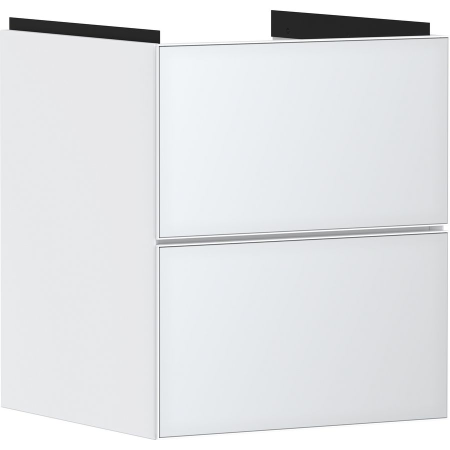 Onderkast mat wit / front metalic wit 480x475mm 2x la tbv fontein Xevolos E 54172320
