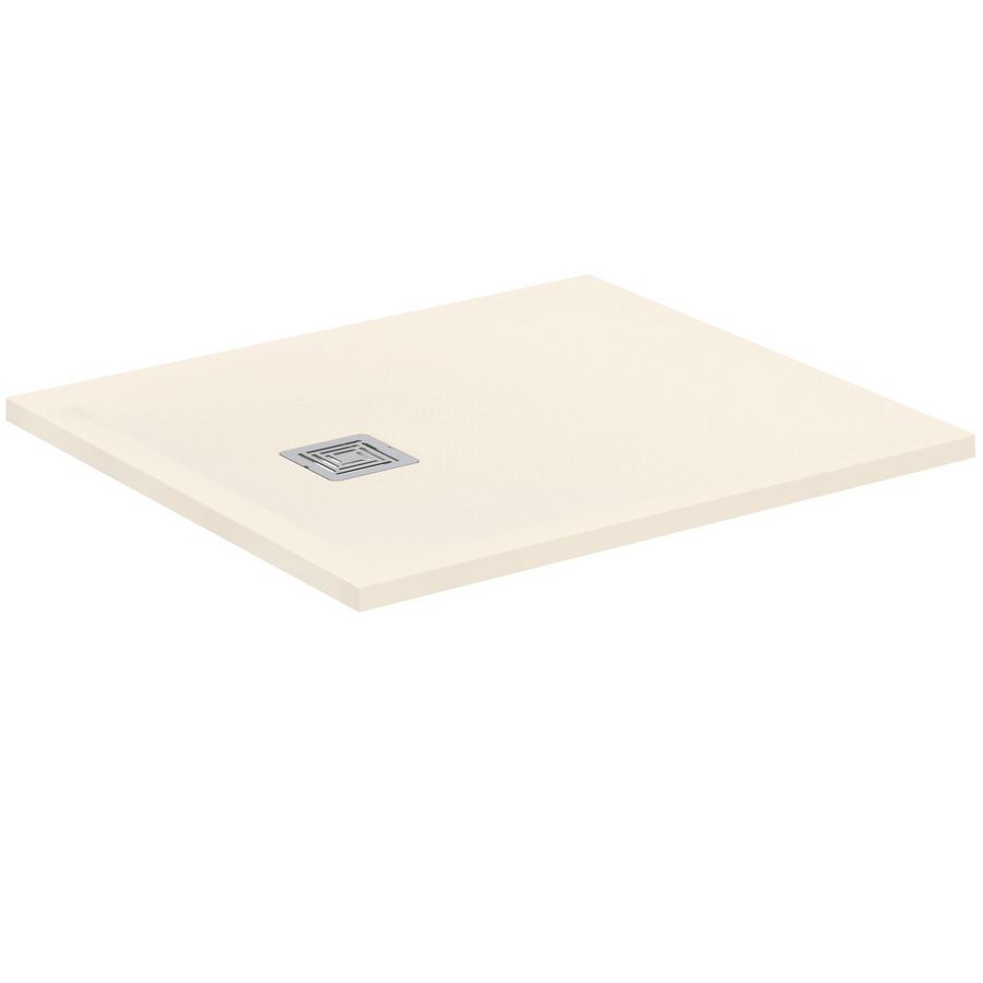 Douchebak rechthoekig 900x800x30mm zandbeige ultra flat s +