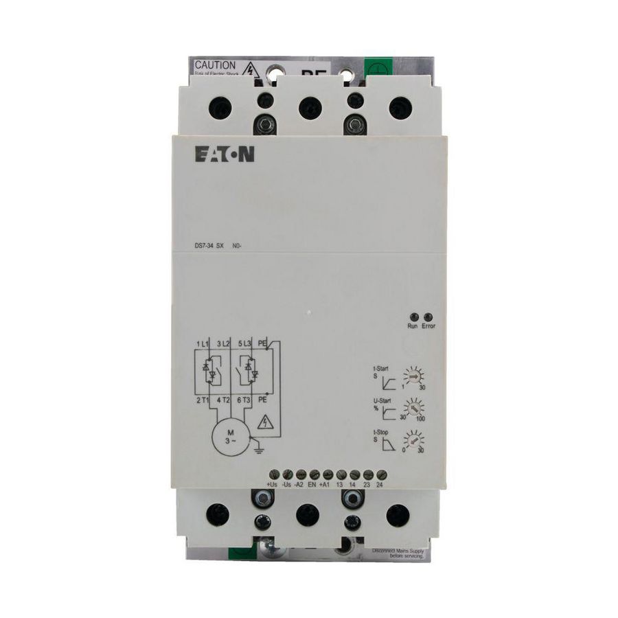 Softstarter 200-480VAC(50/60Hz) 24VAC/DC stuursp. 110kW 200A
