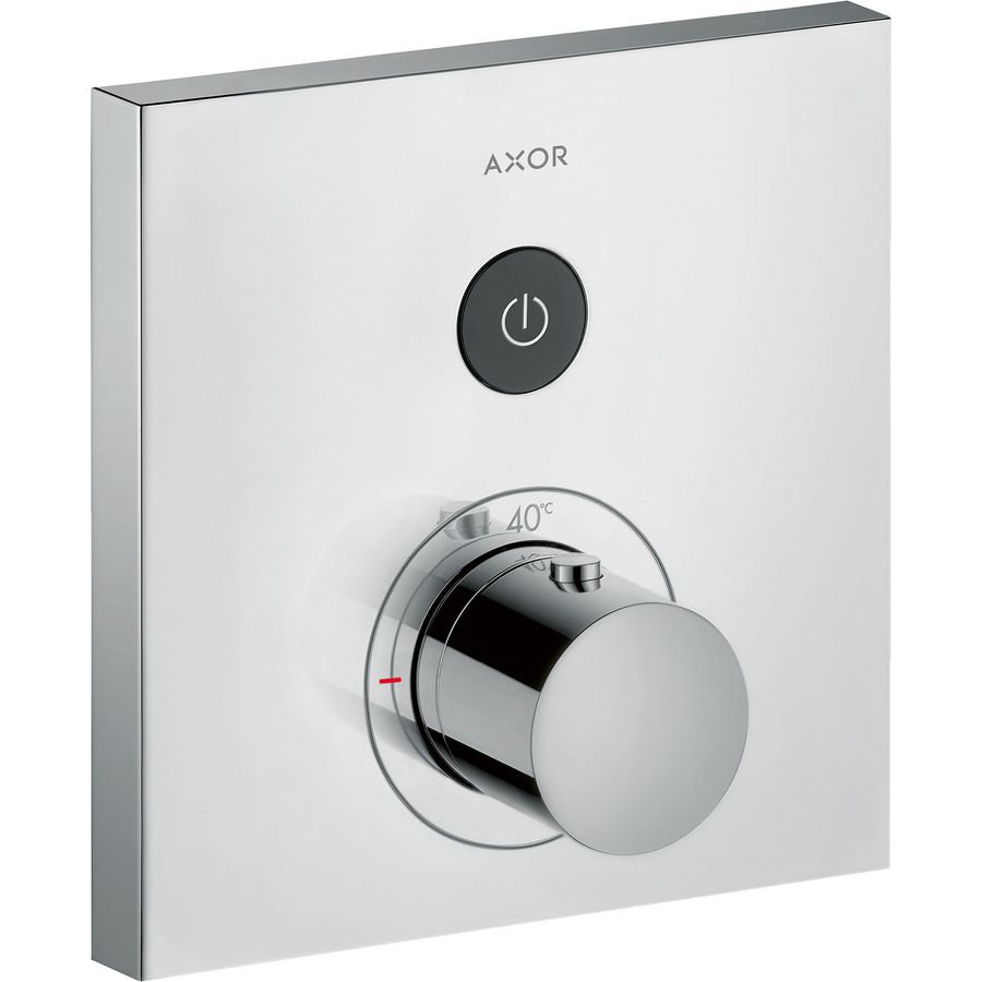 Afbouwdeel Axor ShowerSelect Square afbouwdeel.thermostaat chroom met stop 1xfunct.