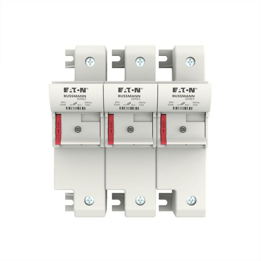 Zekeringhouder laagspan.125A AC 690V 22x58mm 3P IEC DI VVE=2