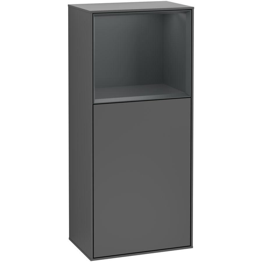 Zijkast Finion 418x936x270mm Antr. Matt Lacquer G500HGGK