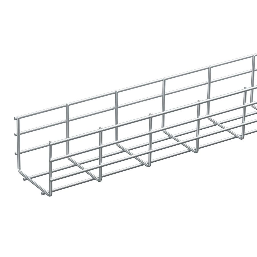 Lengte a 2,5m. Draadgoot 120/110-Ø5mm zink
