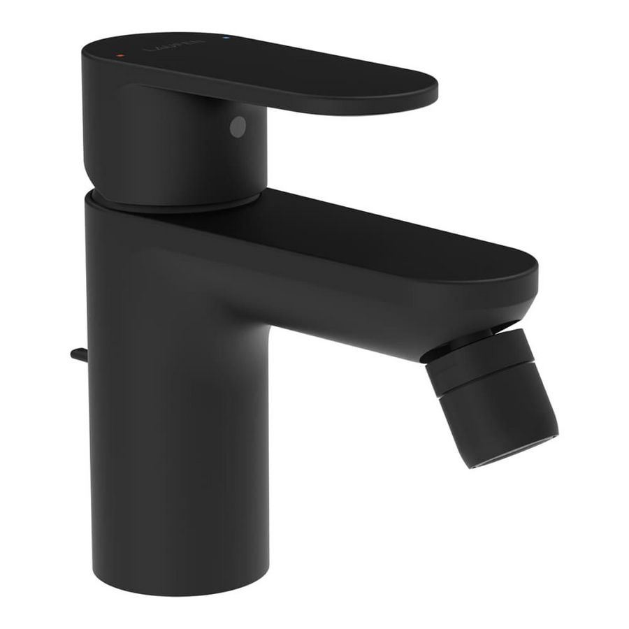 Bidet kraan PRO-X Mat Zwart incl. push-open plug