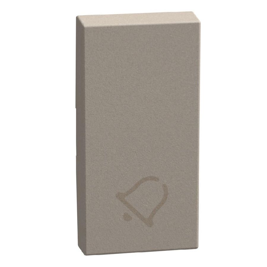 Light Now toets met pictogram bel 1 module - stone