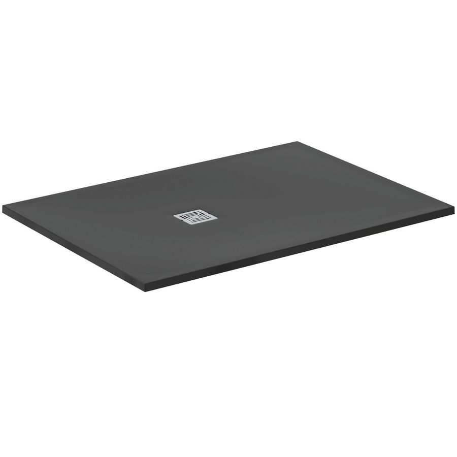 douchebak rechthoekig  ULTRA FLAT S+1400x1000x30mm zwart zonder waste