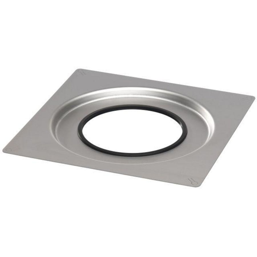 Membraanfl Compact RVS304 230x230mm vloerp Compact 147/197mm