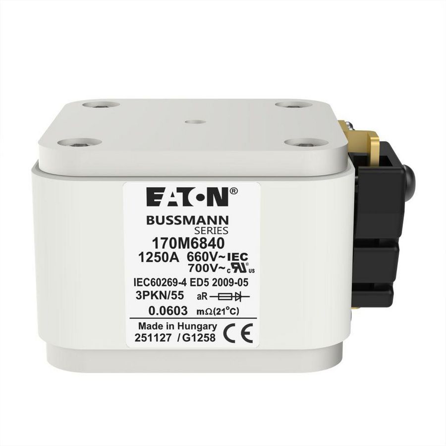 Zekering hoge snelheid 1250A AC 660V 3 91x76x53mm aR VVE=3