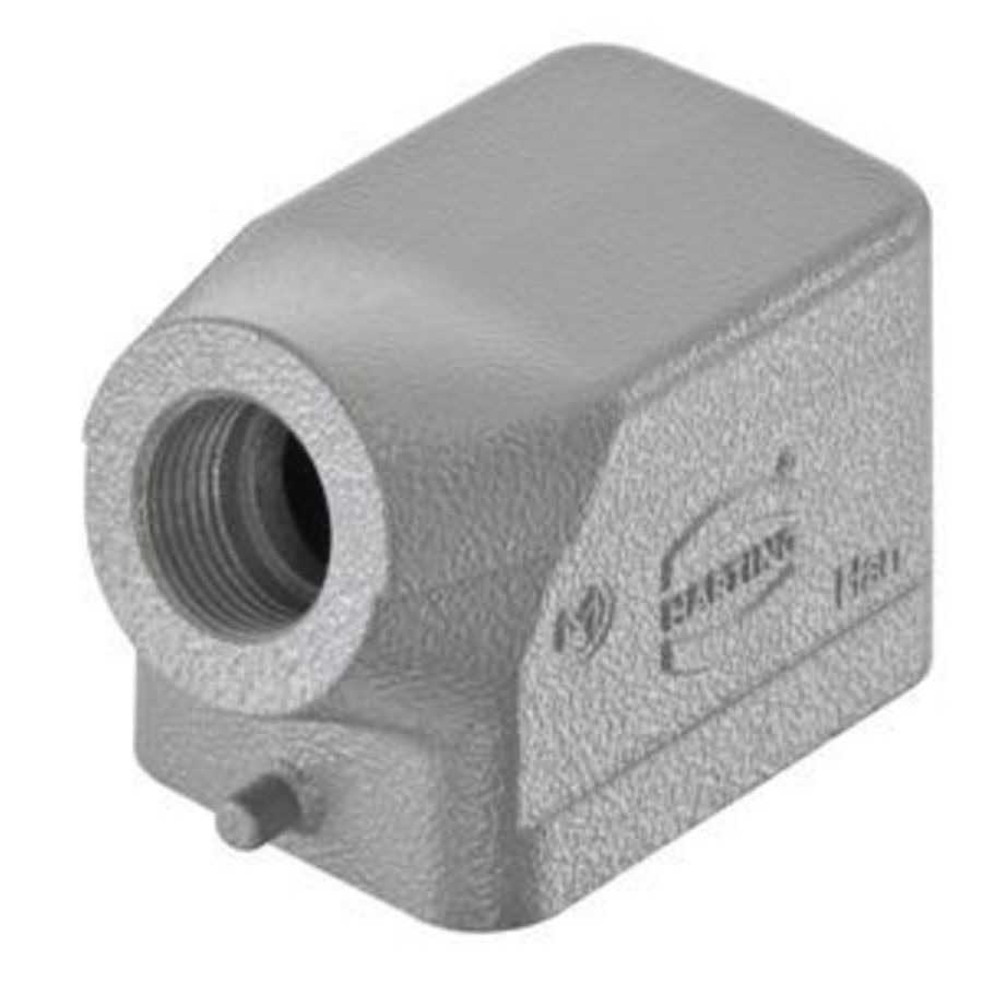 Behuizing Han B Hood Side Entry LC 2pegs M20
