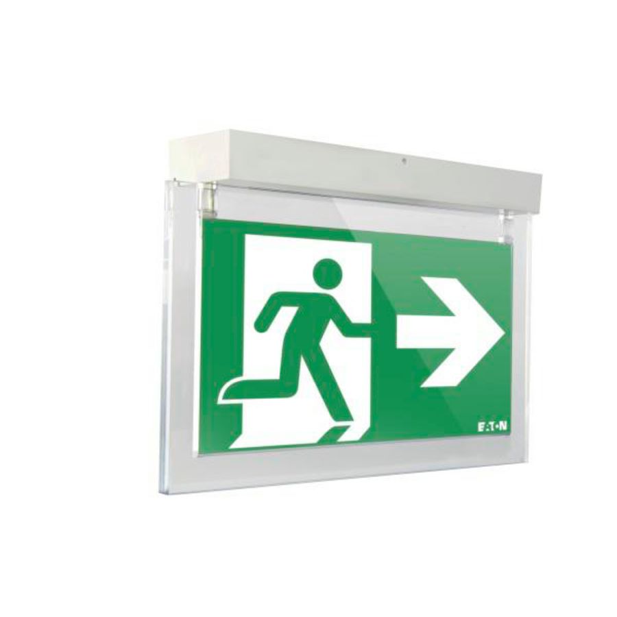 Noodverlichting decentraal AT/CGLine+ incl. pictogammen 20m zilver
