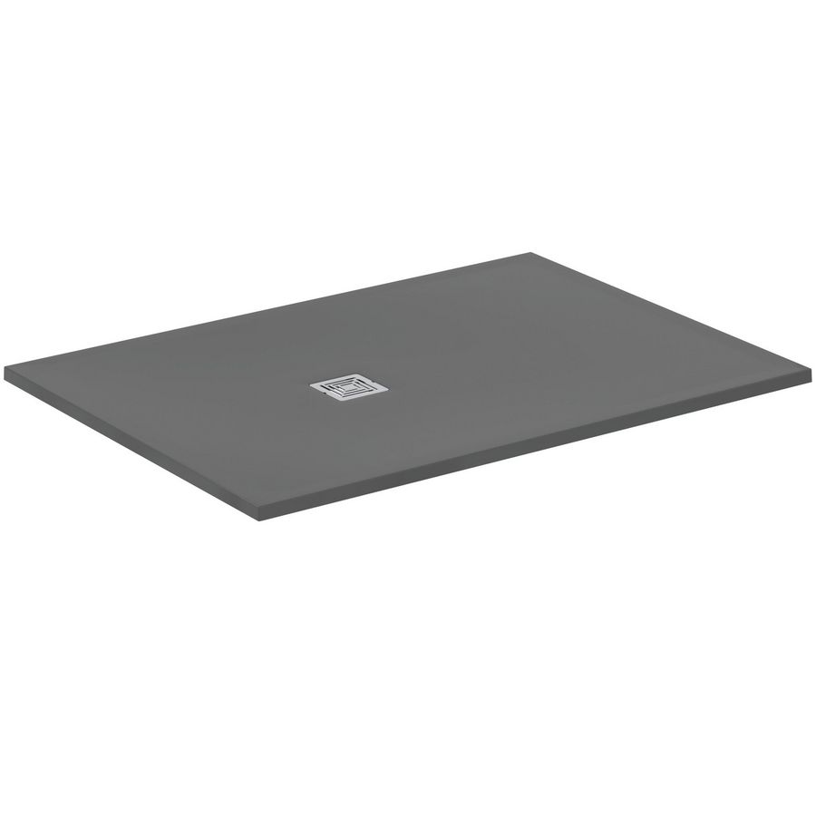 douchebak rechthoekig  ULTRA FLAT S+1400x1000x30mm betongrijs zonder waste