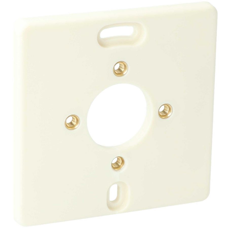 Montageplaat vlak TME creme 81x81mm