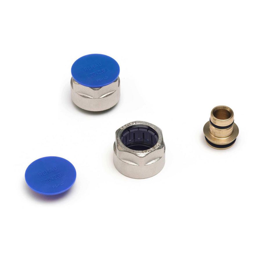 Knelschroefkoppeling euroconus 3/4"x RAUTITAN flex buis 16mm