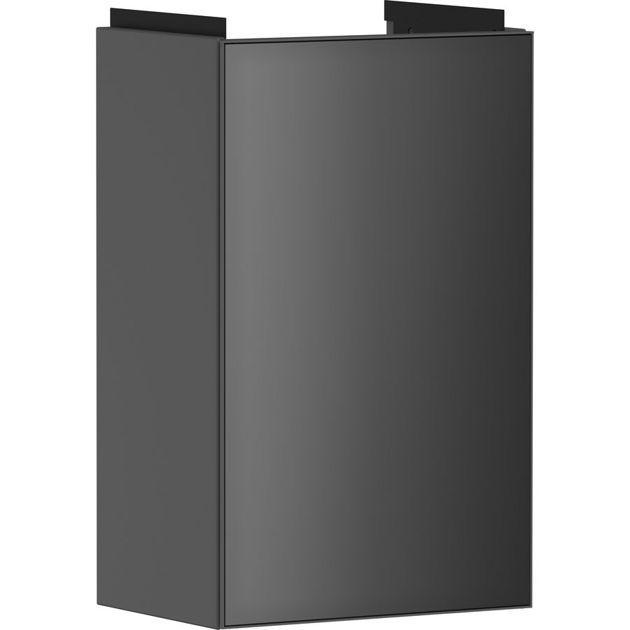 Onderkast Slate Matt Grey / front metallic slate grey 340x245mm tbv fontein scharnieren links Xevolos E 54168770