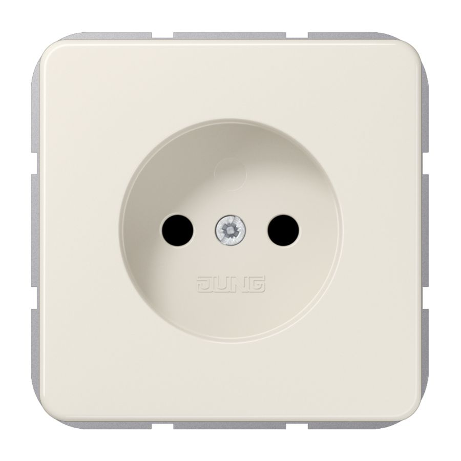 Wandcontactdoos wit 1-voudig CD500 VVE=10