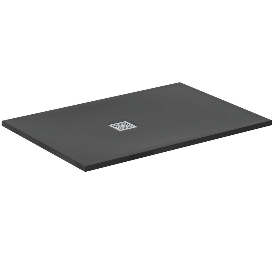 douchebak rechthoekig  ULTRA FLAT S+1300x900x30mm zwart zonder waste