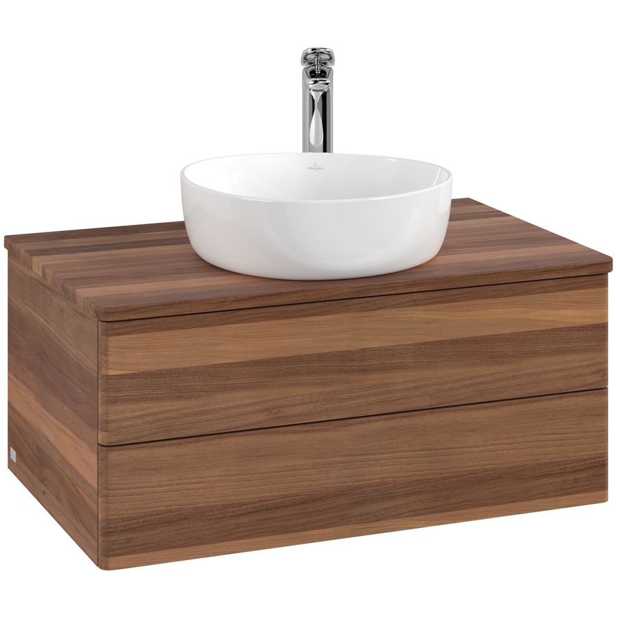 Wastafelonderkast Antao 800x360x500mm Warm Walnut K19052HM