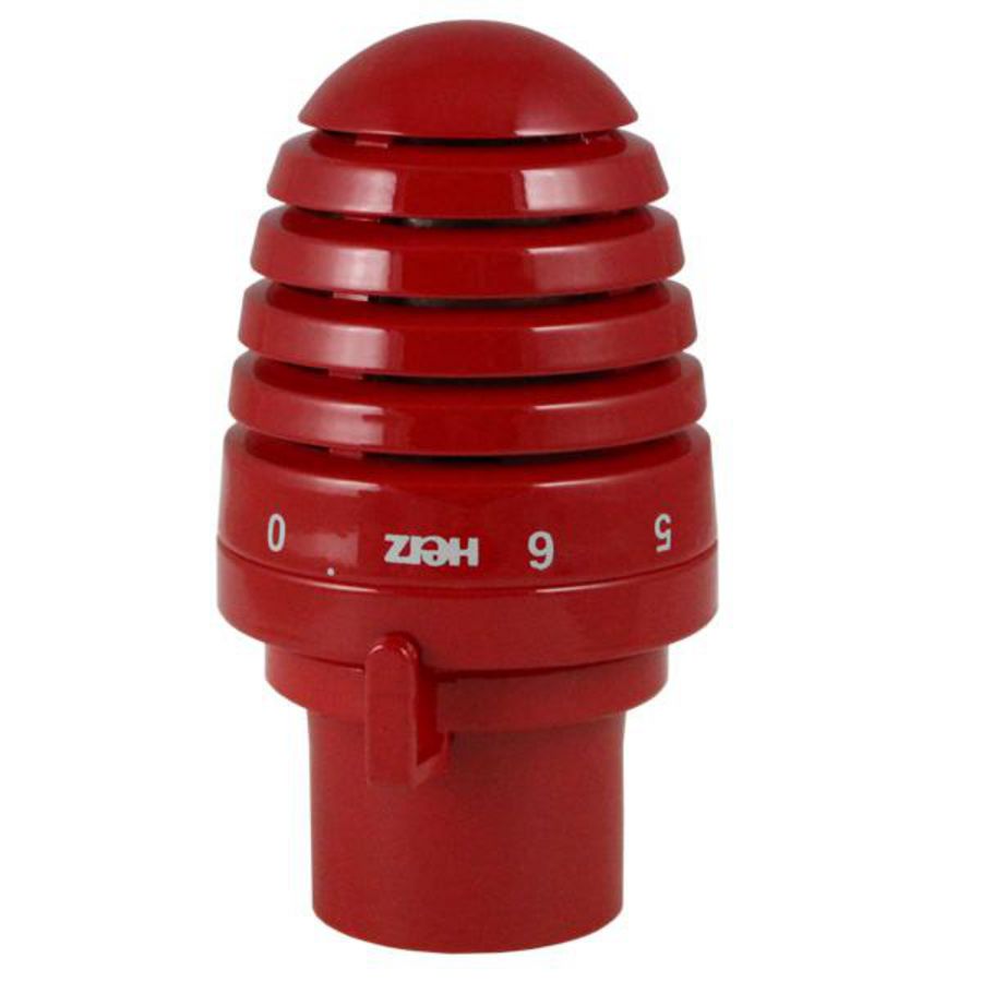 Thermostatisch regelelem. D DE LUXE rood (3003) click met 0