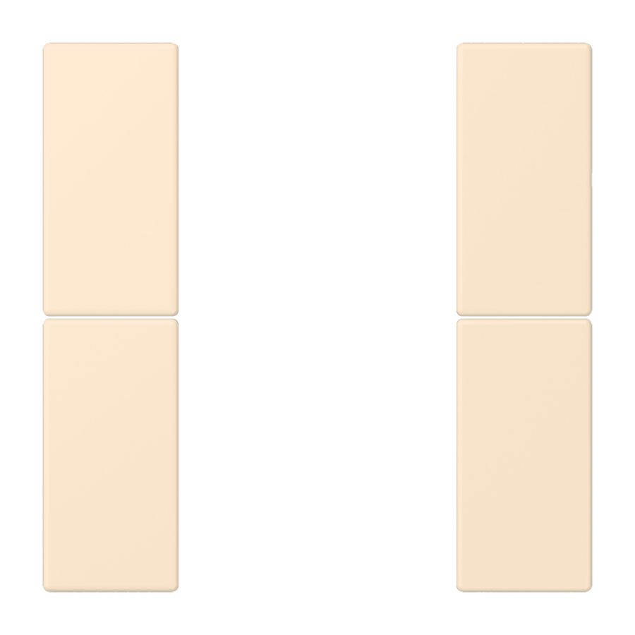 Tastafdekking F50 2-voudig compleet LC4320B KNX