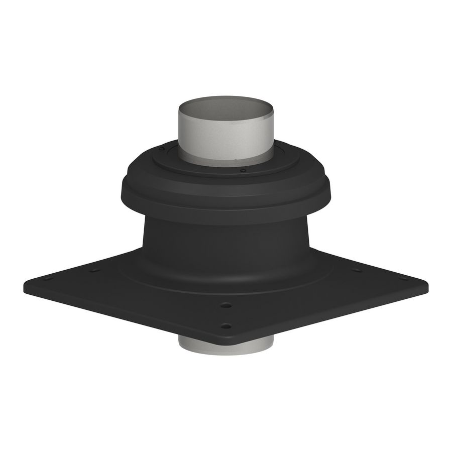 Schoorsteenkap PP + Pijp RVS 130