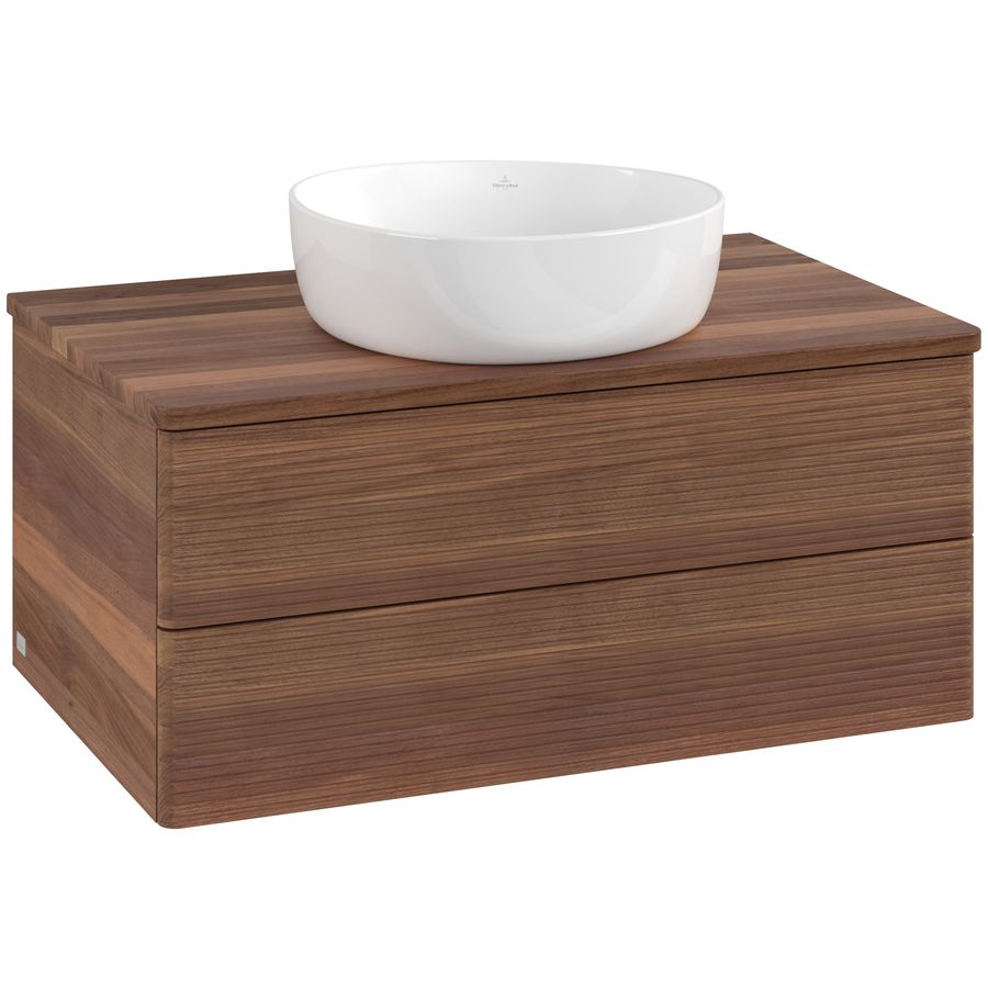 Wastafelonderkast Antao 800x360x500mm Warm Walnut K19112HM