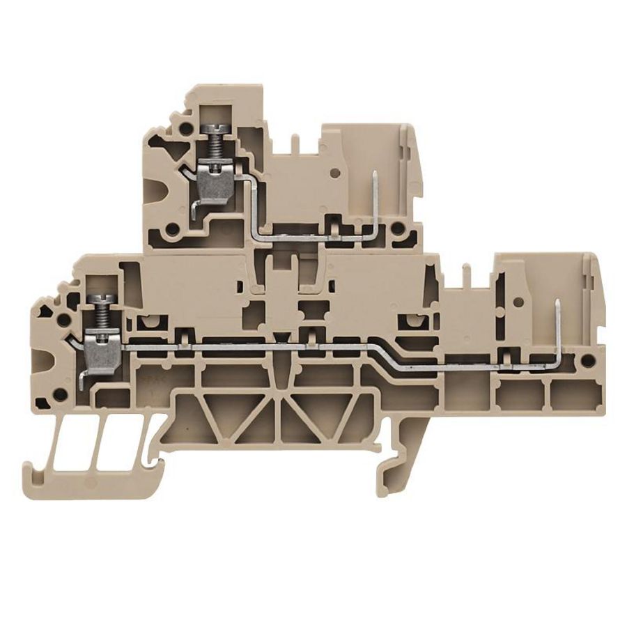 Klemrail d.beige 2.5mm² 50 VVE=50