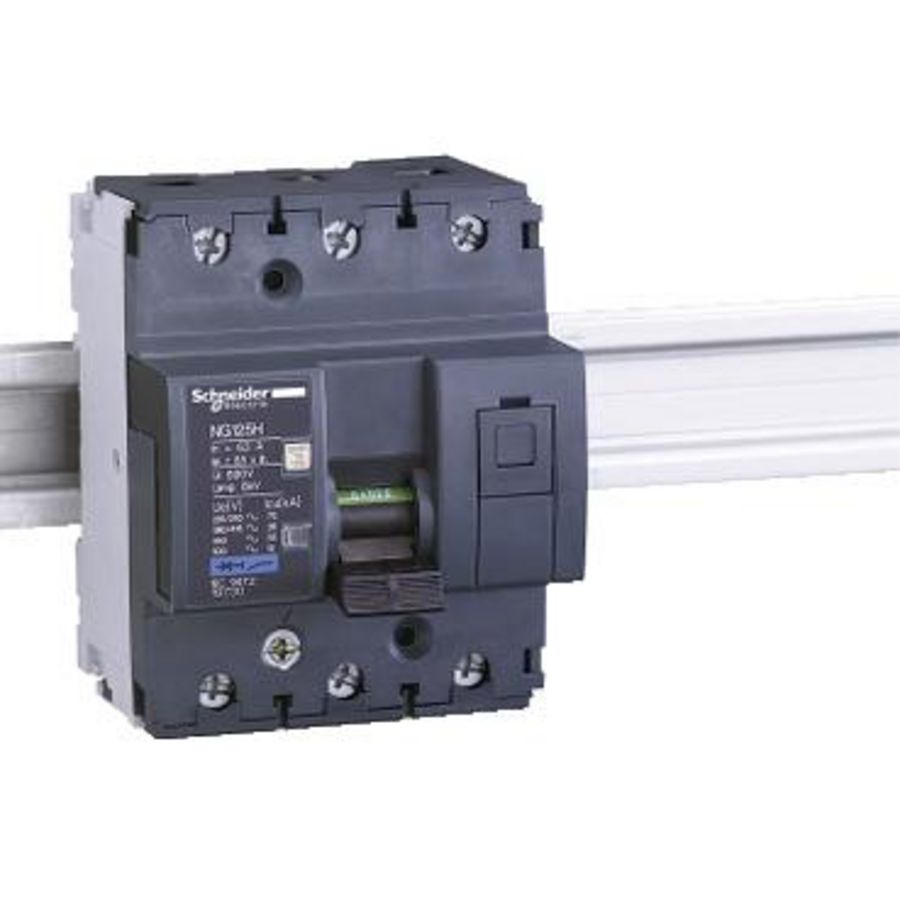 Installatieautomaat 3-polig In= 10A C-karakteristiek NG125H