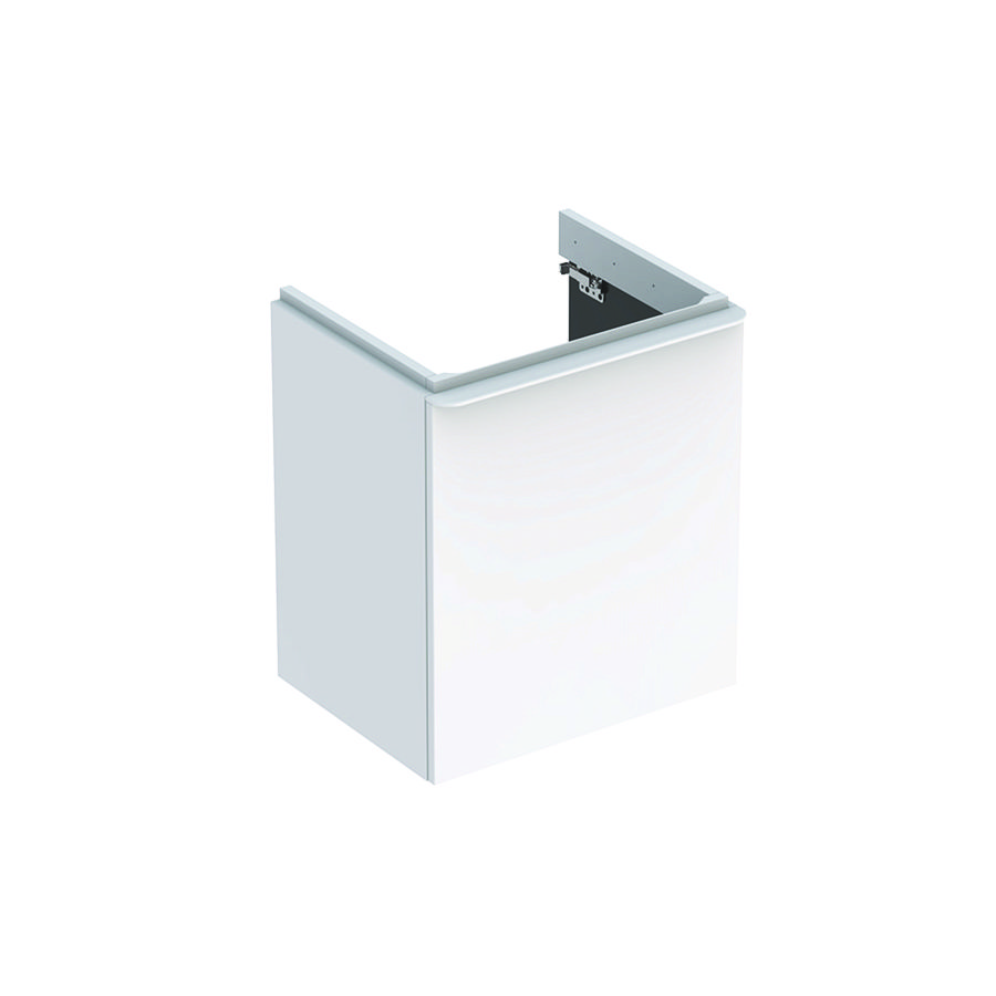 Smyle onderkast v. wastafel 55cm deur RE-open wit hoogglas