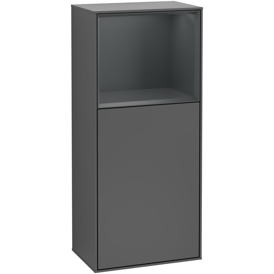 Zijkast Finion 418x936x270mm Antr. Matt Lacquer G510HGGK