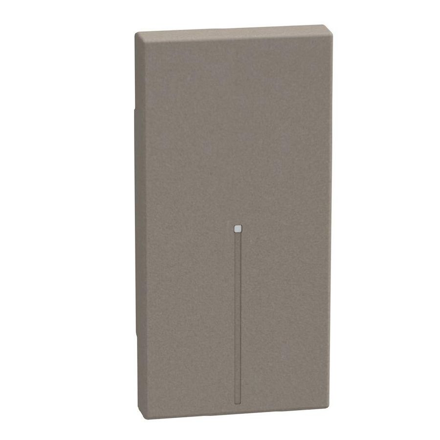 Light Now axiale toets voor bedieningen 1 module - stone