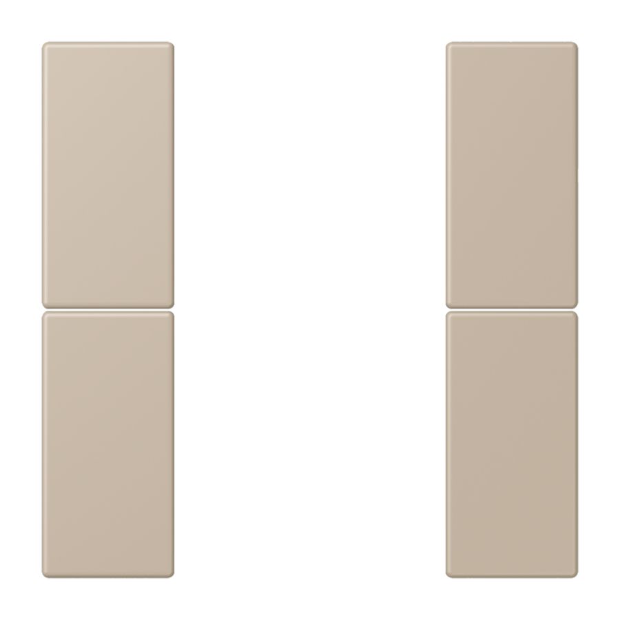 Tastafdekking F50 2-voudig compleet LC32142 KNX