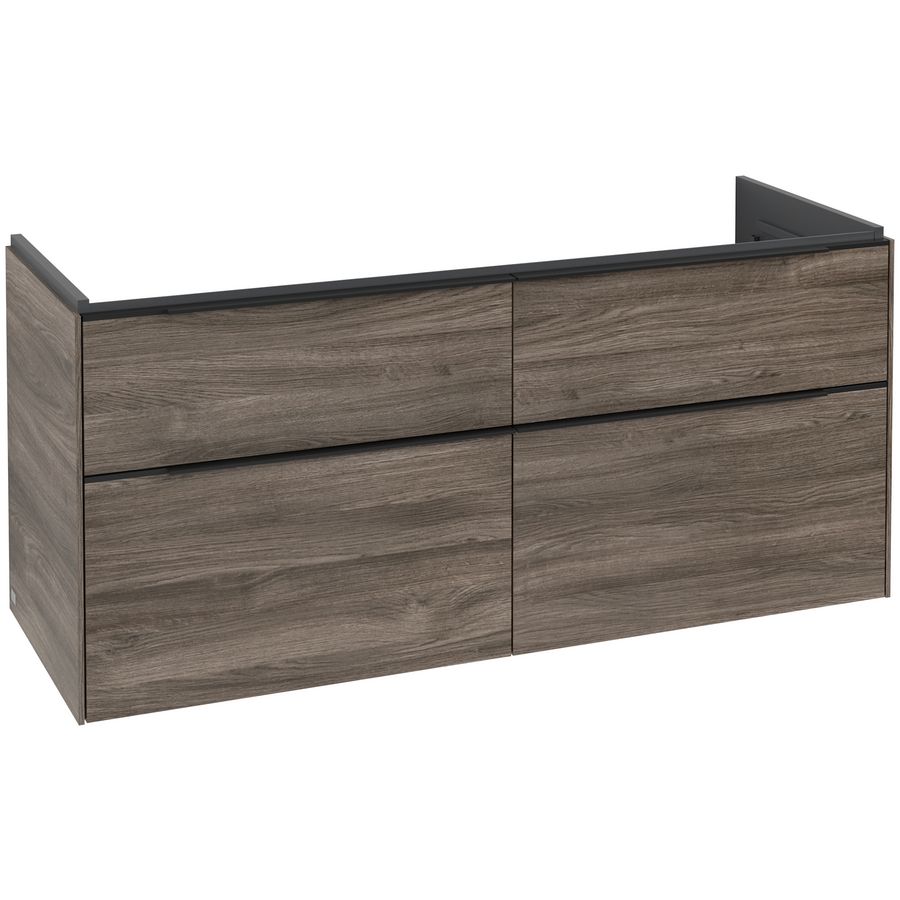 Wastafelonderkast Subway 3.0 1272x576x478mm Stone Oak C568L1RK