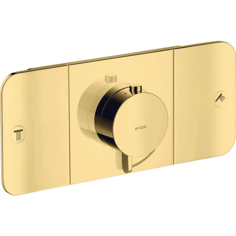 Thermostaatmodule 2 douchefuncties AXOR One Polished Gold-Optic