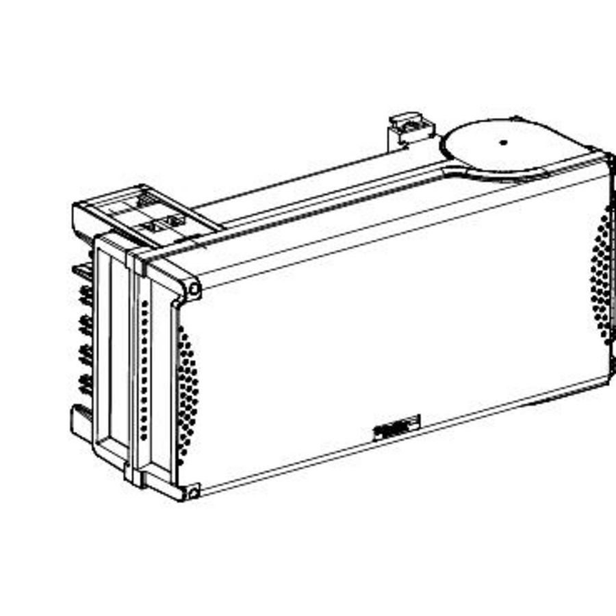 Aftakkast Leeg 100A 3L+N+PE Canalis KS