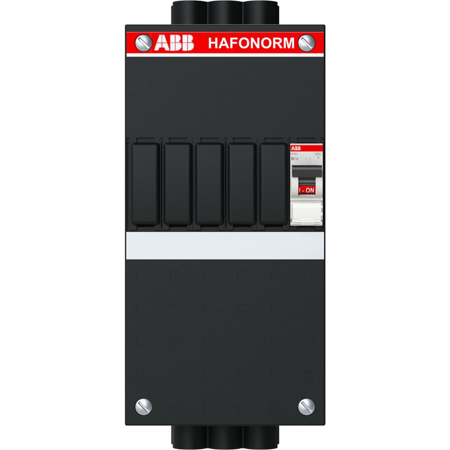 Installatiekast met installatieautomaat 1-polig + Nul B16A