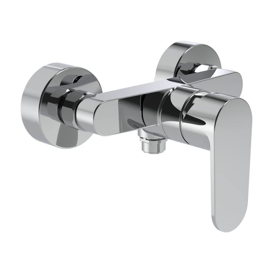 Douchemengkraan PRO-X hoh 150mm chroom met omstel incl. S-koppelingen