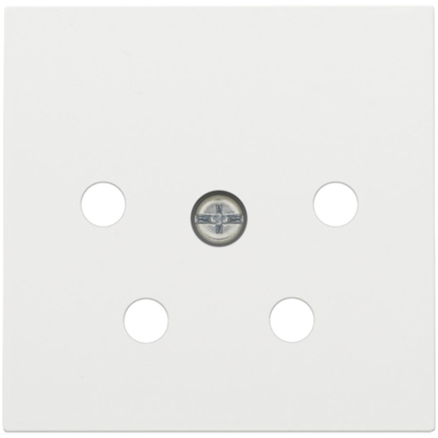 Afwerkingsset 4-polig inbouwcontactdoos PTT white c.