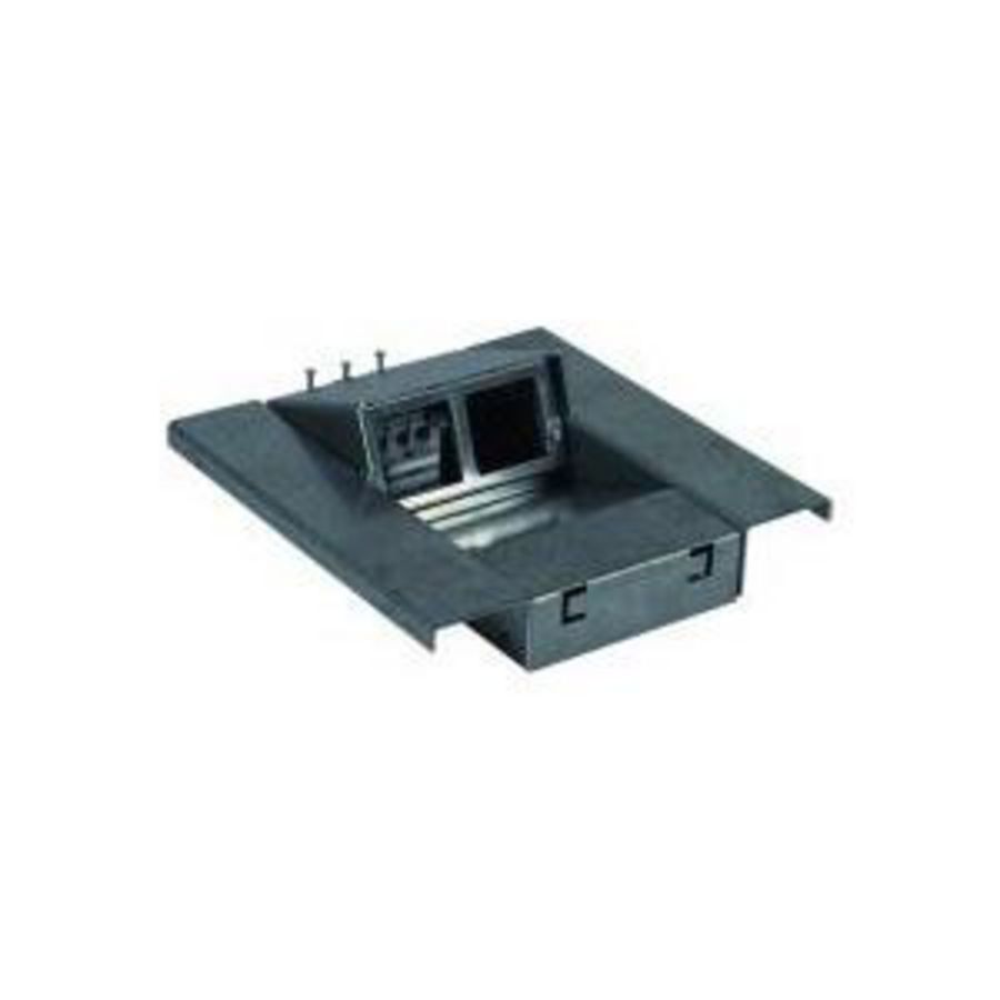 Inbouw vierkant 45m tbv 2x230V H37