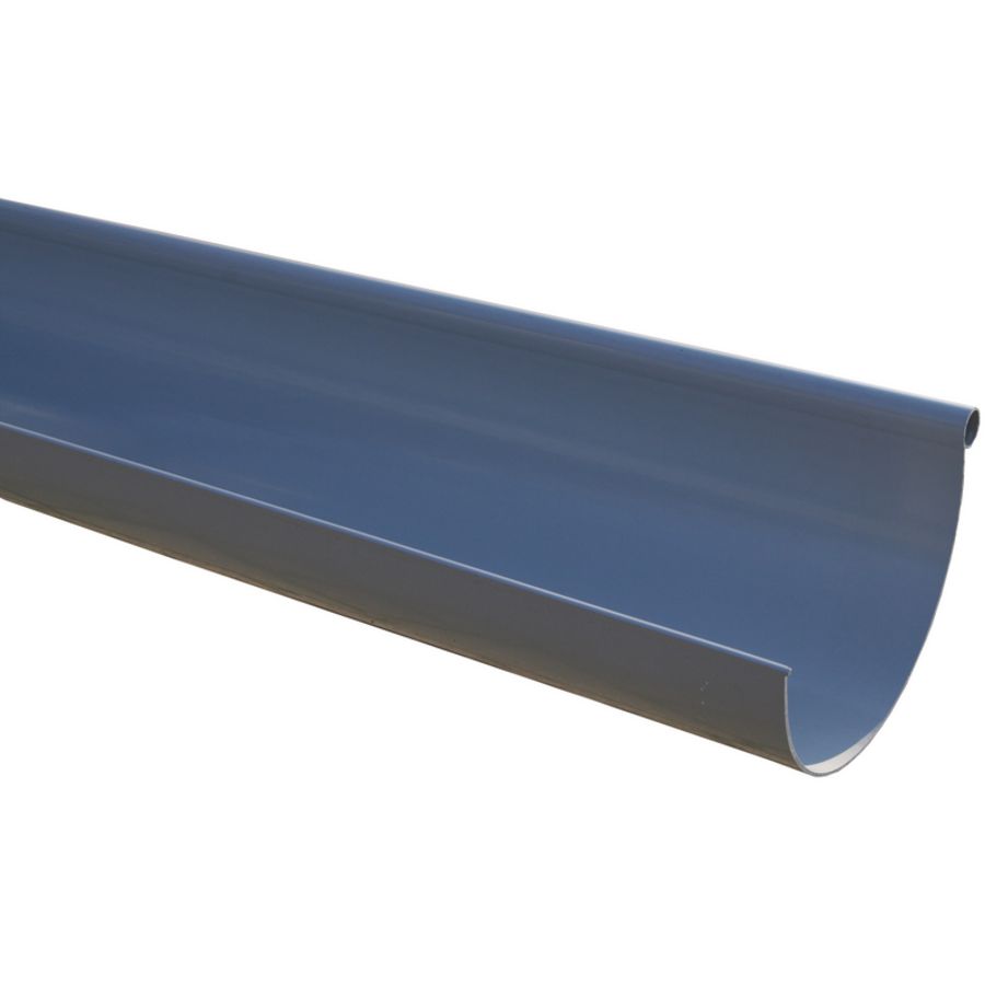 Lengte a 6mtr. PVC Mastgoot 127mm (5") grijs