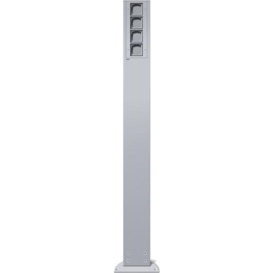 E-zuil 4x lege unit 1400mm Gira energiezuil kl.alum.