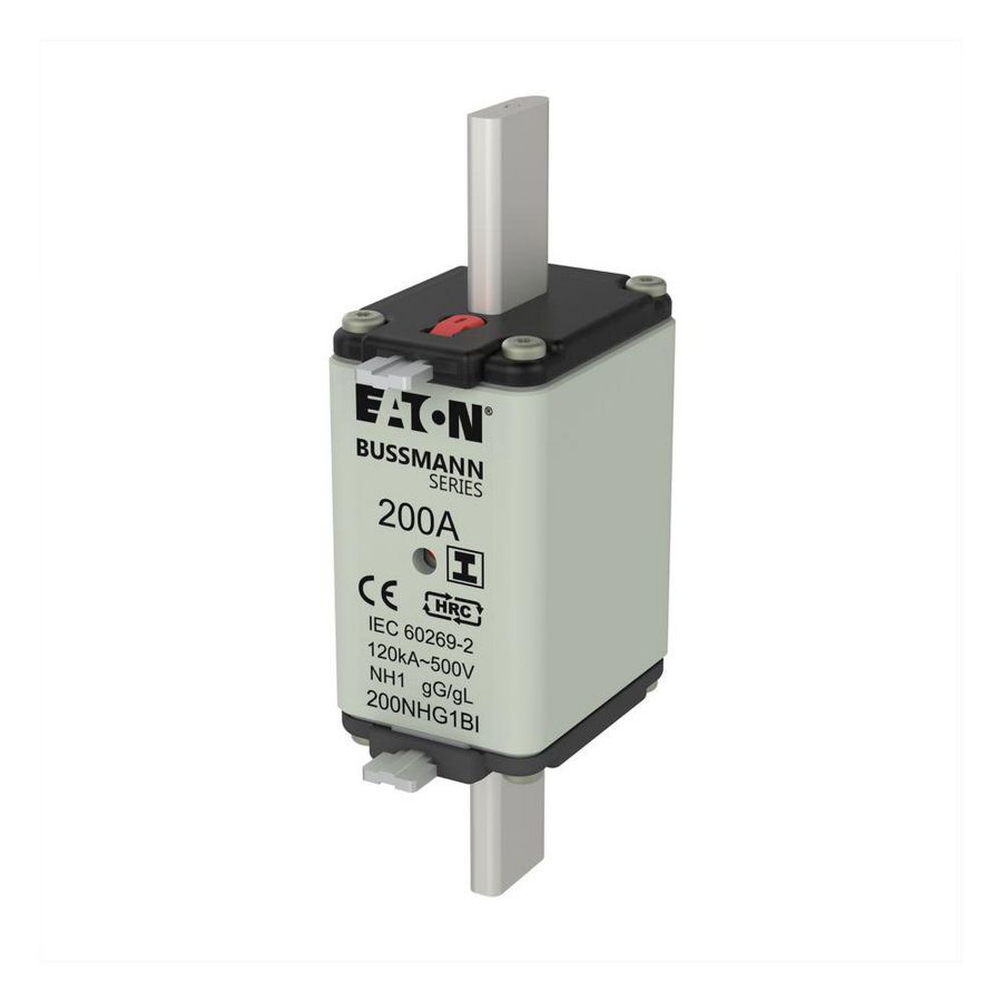 Zekering laagsp. 200A AC 500V NH1 gL/gG dubbele meld VVE=3