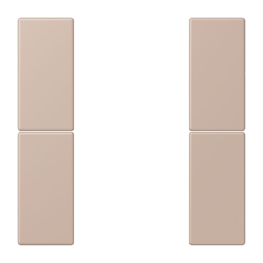 Tastafdekking F50 2-voudig compleet LC32131 KNX