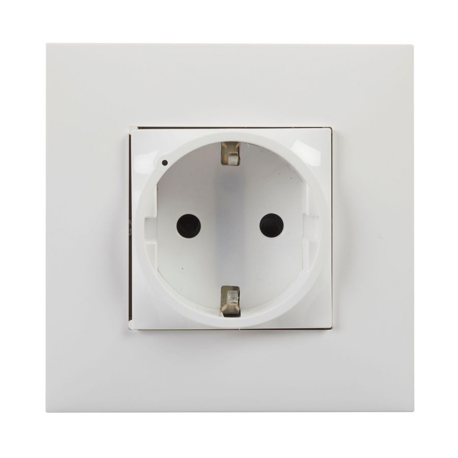Geconnecteerde Wandcontactdoos 16A Wit VNWN