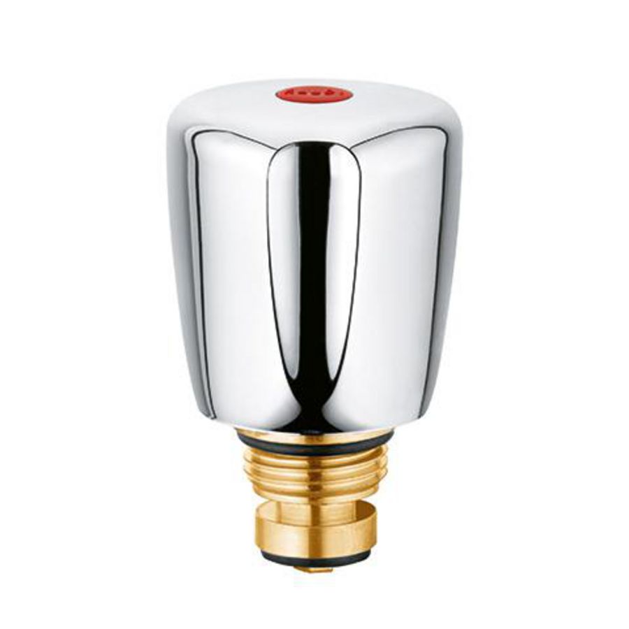 Bovendeel trad. 1/2" terra w. chroom