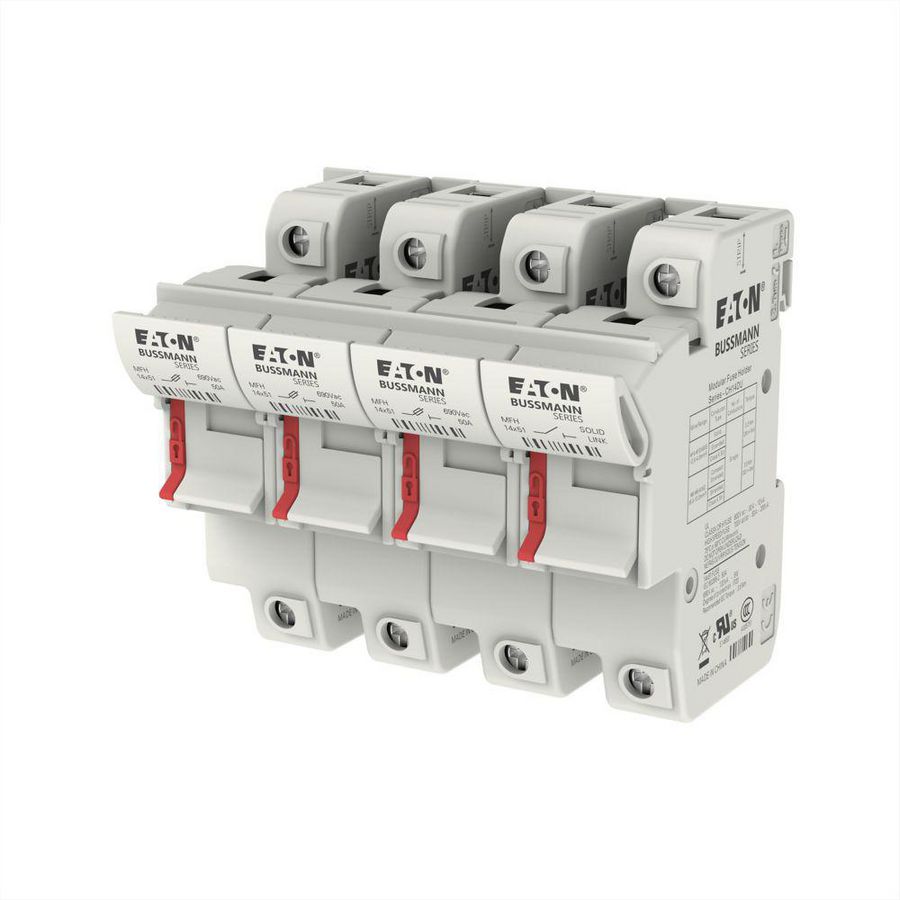 Zekeringhouder laagspanning 50 A AC 690 V 14x51mm 3P+nul IE