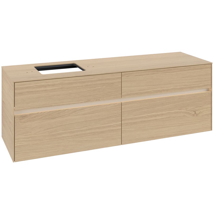 Wastafelonderkast Collaro 1600x548x500mm Nord.Oak C135B0VJ