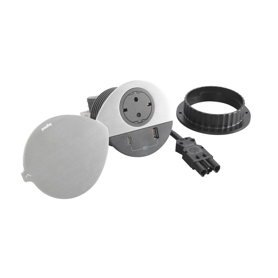 Deksel ALU+ USB + Wieland GST18 Disq80