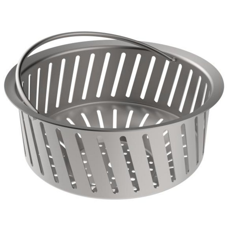 RVS 304 vuilvangkorf HygienicPro v. put 300x300mm gr. 250mm
