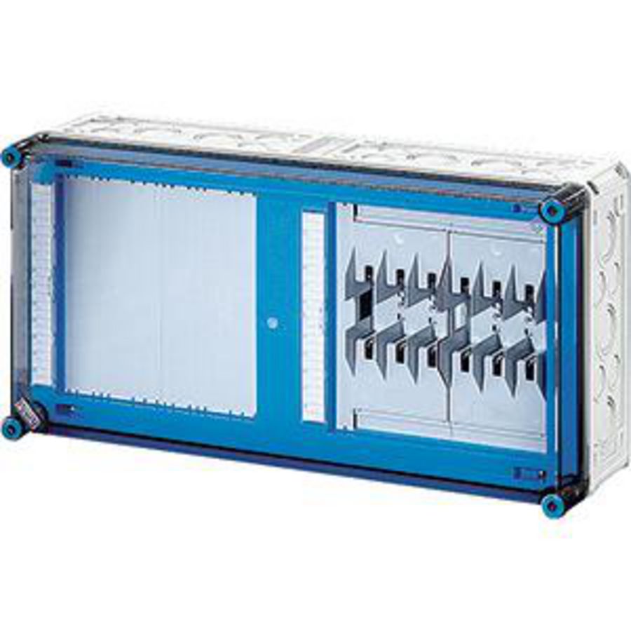Zekeringk. 2x160A NH00 3p op r. 250A 5 P. BM4 600x300mm